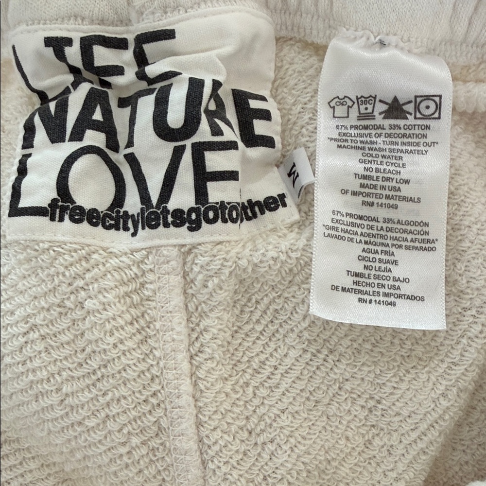 Freecity White Joggers with Black Logo - Picture 6 of 7